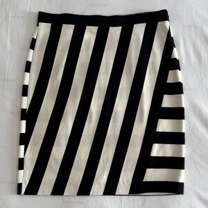 Banana Republic Diagonal Striped Skirt 12